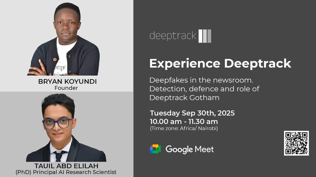 DeepTrack AI Security Conference - Deepfake Detection & Prevention