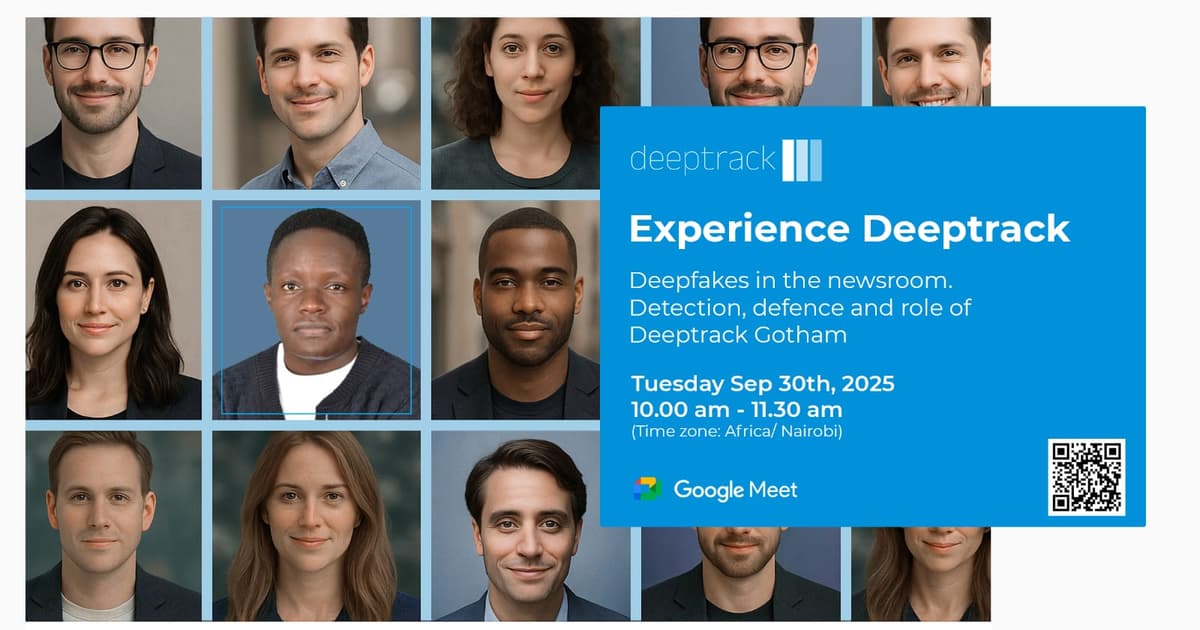 DeepTrack Workshop - AI Content Verification & Media Authentication